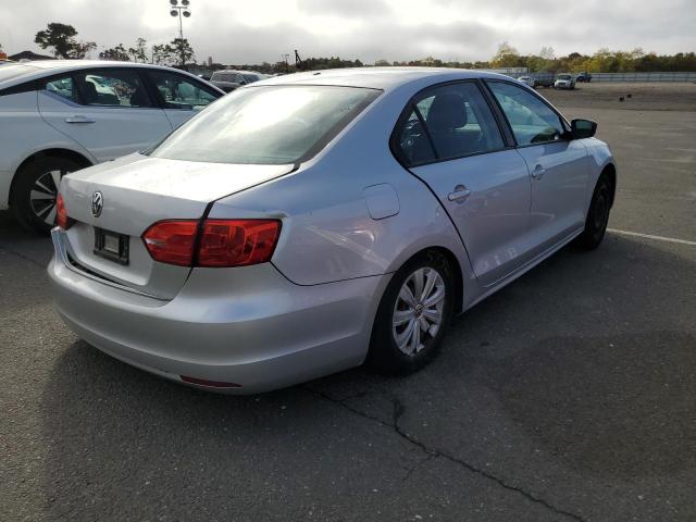 3VW2K7AJXEM319149 - 2014 VOLKSWAGEN JETTA BASE SILVER photo 4