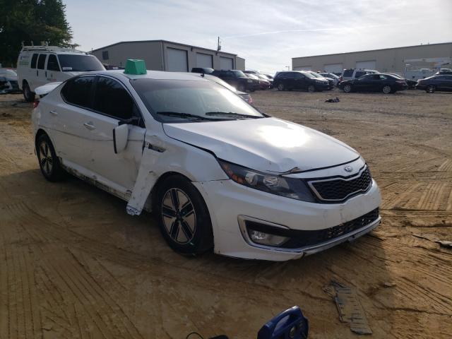 KNAGM4AD2D5055440 - 2013 KIA OPTIMA HYB WHITE photo 1