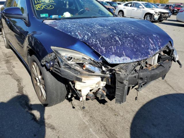 1YVHP82A095M23349 - 2009 MAZDA 6 I BLUE photo 9