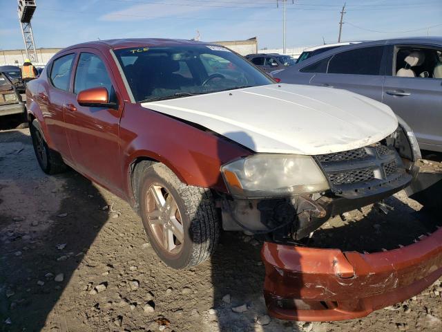 1C3CDZCB6CN154632 - 2012 DODGE AVENGER ORANGE photo 1