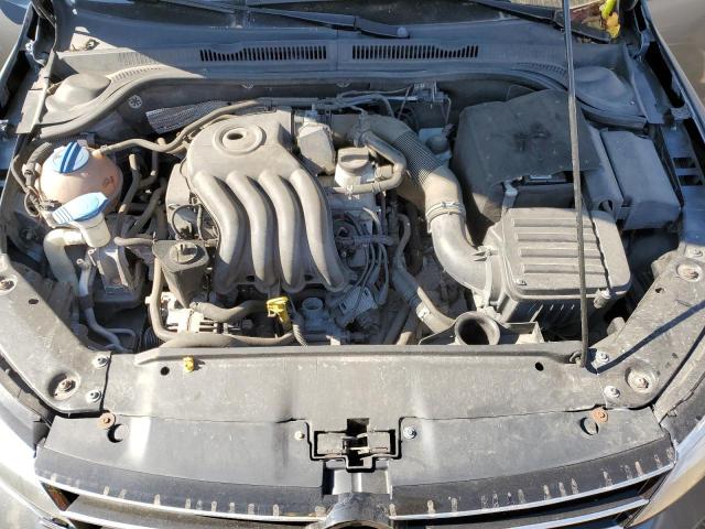 3VW2K7AJ8FM357738 - 2015 VOLKSWAGEN JETTA BASE CHARCOAL photo 11