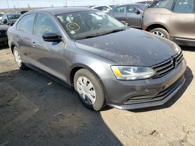 3VW2K7AJ8FM357738 - 2015 VOLKSWAGEN JETTA BASE CHARCOAL photo 4