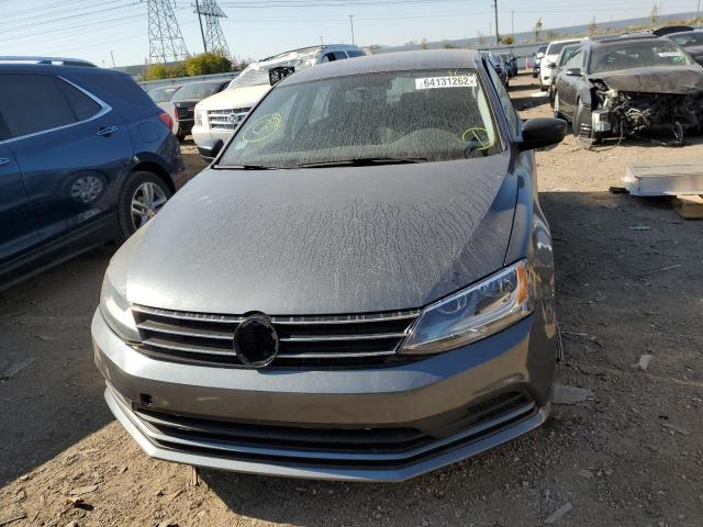 3VW2K7AJ8FM357738 - 2015 VOLKSWAGEN JETTA BASE CHARCOAL photo 5