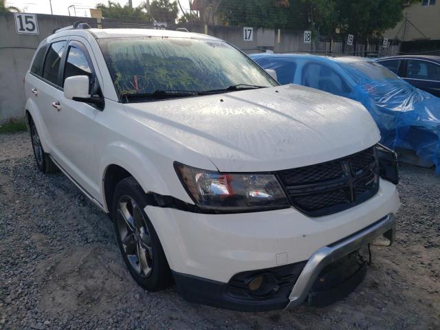 3C4PDCGB1FT610772 - 2015 DODGE JOURNEY CR WHITE photo 1