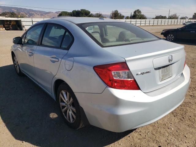 19XFB2F95CE337359 - 2012 HONDA CIVIC EXL Gümüş foto 3