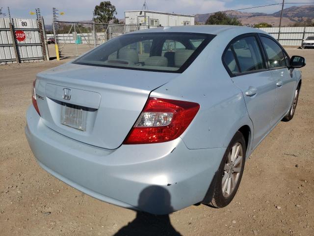 19XFB2F95CE337359 - 2012 HONDA CIVIC EXL Gümüş foto 4