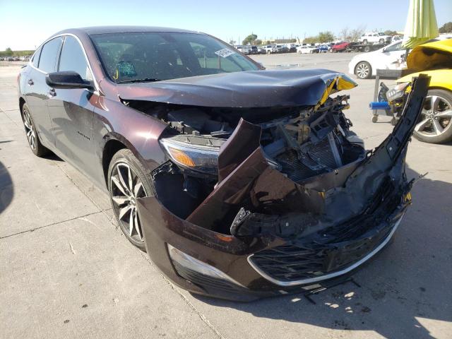 1G1ZG5ST4LF155667 - 2020 CHEVROLET MALIBU RS MAROON photo 1