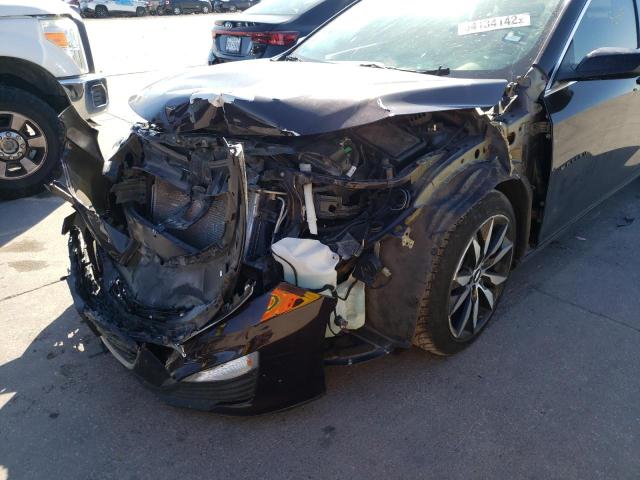 1G1ZG5ST4LF155667 - 2020 CHEVROLET MALIBU RS MAROON photo 9