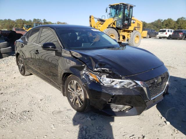 3N1AB8CV9LY204779 - 2020 NISSAN SENTRA SV BLACK photo 1