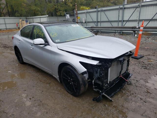 JN1BV7AR7FM412954 - 2015 INFINITI Q50 BASE SILVER photo 1