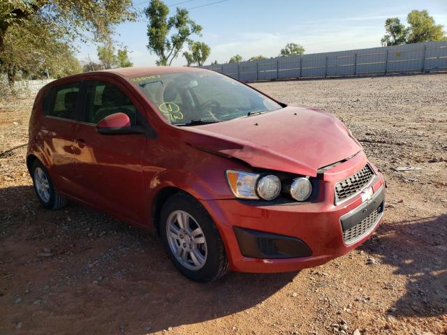1G1JC6SH3E4230657 - 2014 CHEVROLET SONIC LS RED photo 1