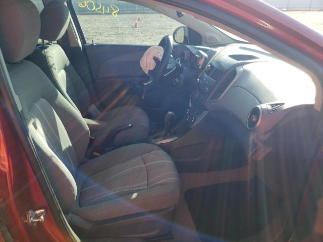 1G1JC6SH3E4230657 - 2014 CHEVROLET SONIC LS RED photo 5