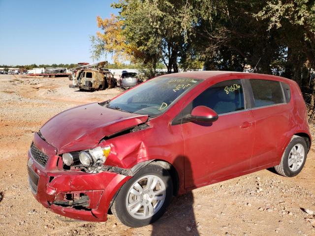 1G1JC6SH3E4230657 - 2014 CHEVROLET SONIC LS RED photo 9
