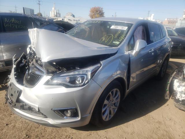 LRBFXBSA5KD016762 - 2019 BUICK ENVISION P SILVER photo 1