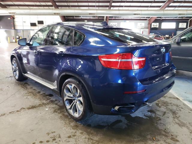 5UXFG8C57CL590338 - 2012 BMW X6 XDRIVE5 BLUE photo 3