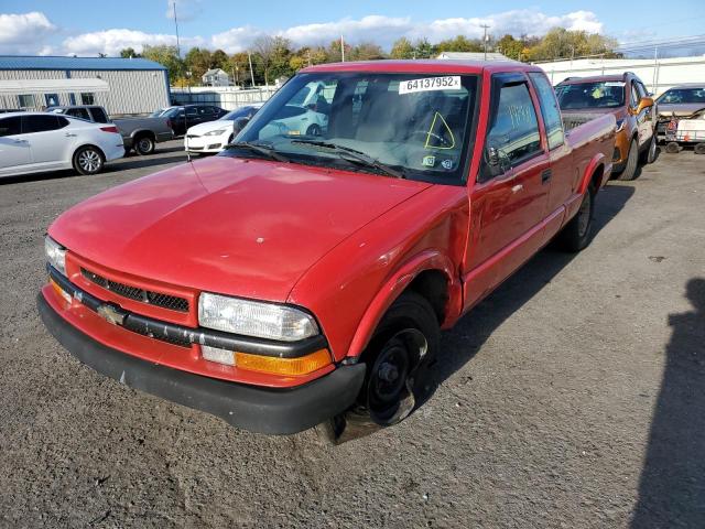 1GCCS19X738162176 - 2003 CHEVROLET S TRUCK S1 RED photo 2