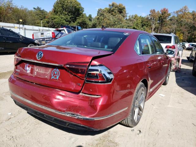 1VWDT7A35HC039412 - 2017 VOLKSWAGEN PASSAT R-L BURGUNDY photo 4