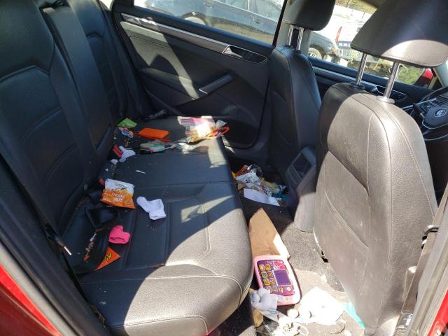 1VWDT7A35HC039412 - 2017 VOLKSWAGEN PASSAT R-L BURGUNDY photo 6