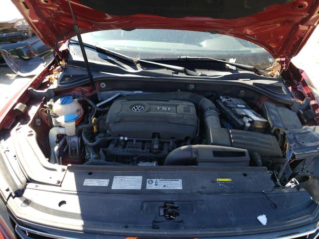 1VWDT7A35HC039412 - 2017 VOLKSWAGEN PASSAT R-L BURGUNDY photo 7