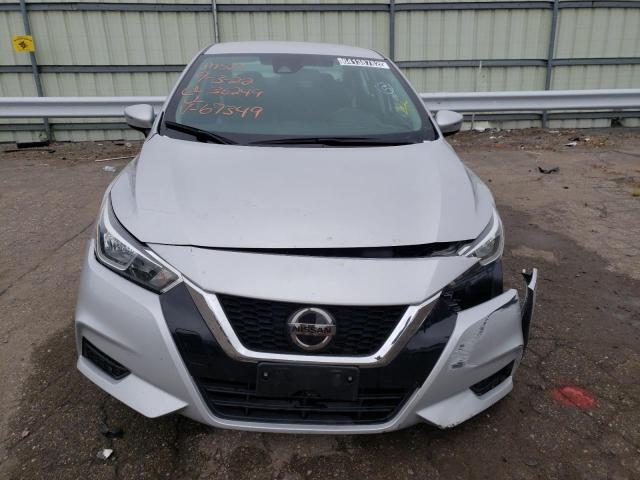 3N1CN8EV6ML867349 - 2021 NISSAN VERSA SV SILVER photo 5