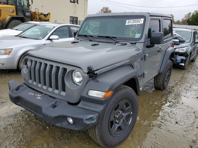 1C4GJXAG0NW121938 - 2022 JEEP WRANGLER S 灰色 照片 2