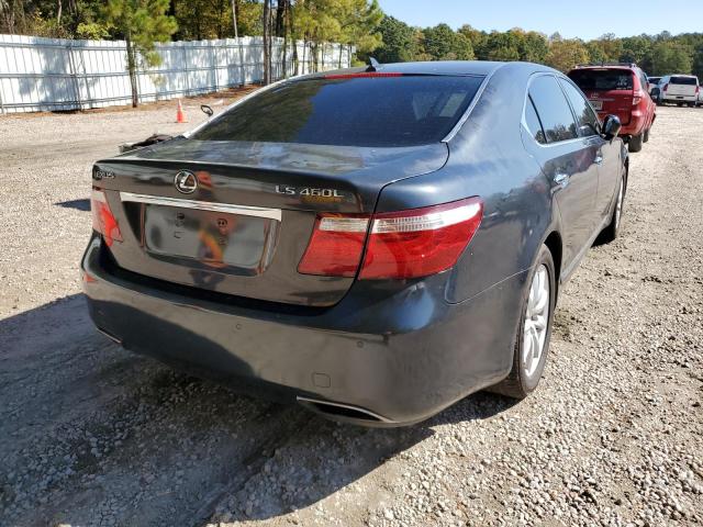 JTHGL46F875004334 - 2007 LEXUS LS 460L GRAY photo 4