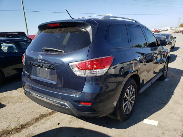 5N1AR2MN6FC688018 - 2015 NISSAN PATHFINDER BLUE photo 4