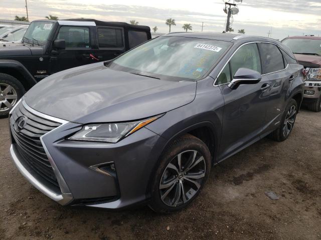 2T2BGMCA4HC017137 - 2017 LEXUS RX 450H BA GRAY photo 2