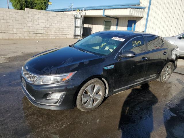 KNAGN4ADXE5063879 - 2014 KIA OPTIMA HYB BLACK photo 1