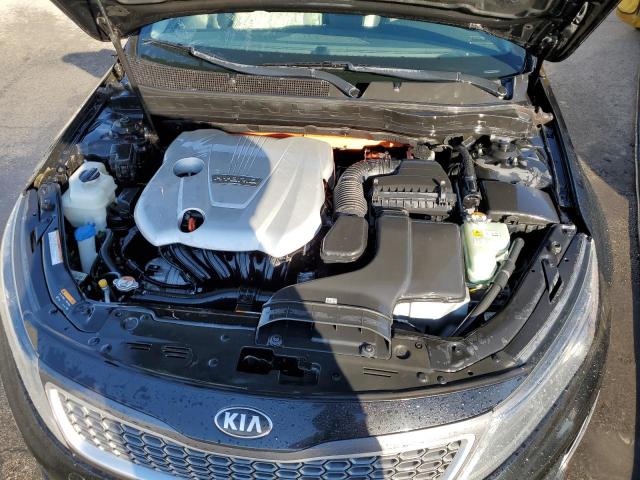 KNAGN4ADXE5063879 - 2014 KIA OPTIMA HYB BLACK photo 11