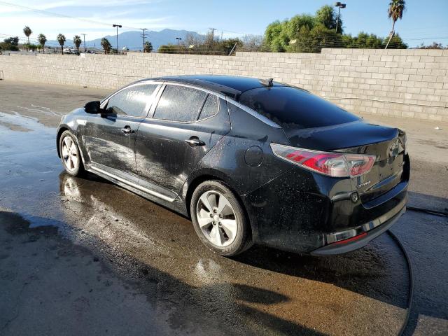 KNAGN4ADXE5063879 - 2014 KIA OPTIMA HYB BLACK photo 2