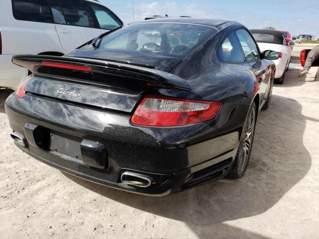 WP0AD29917S785536 - 2007 PORSCHE 911 TURBO BLACK photo 4