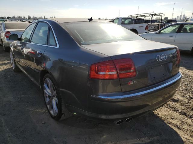 WAUPN94E38N006879 - 2008 AUDI S8 QUATTRO GRAY photo 3