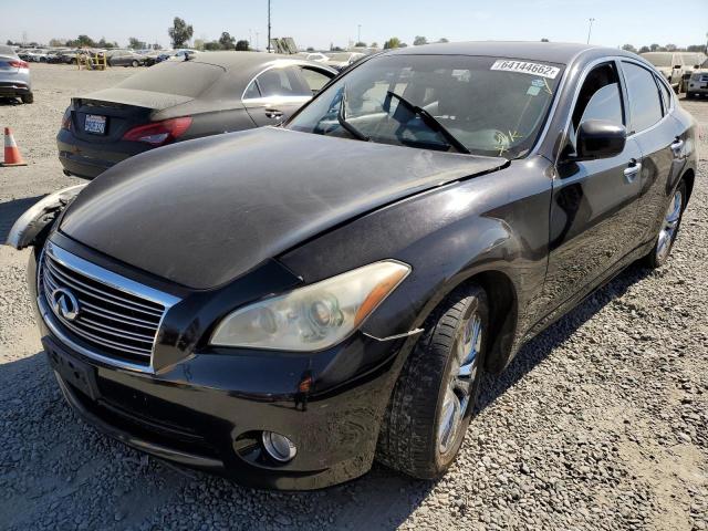 JN1BY1AP1BM321191 - 2011 INFINITI M37 BLACK photo 2