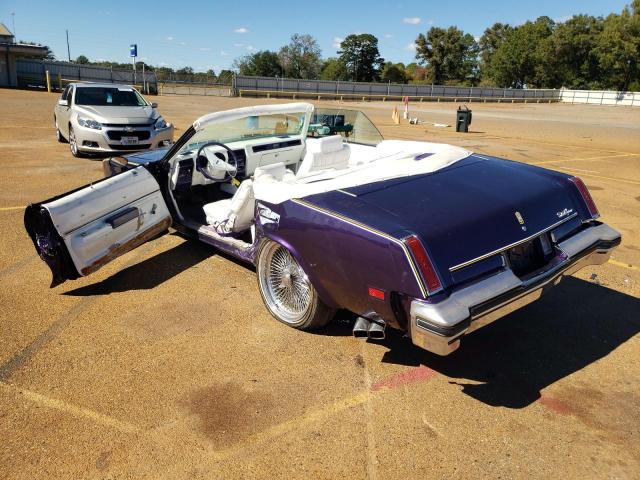 3M57R7R204798 - 1977 OLDSMOBILE CUTLASS S PURPLE photo 3