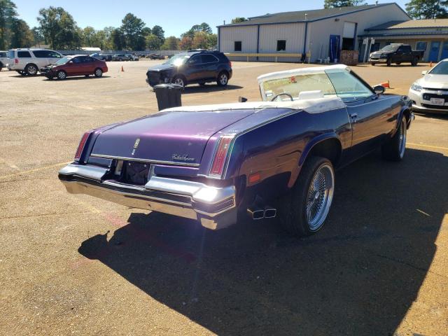 3M57R7R204798 - 1977 OLDSMOBILE CUTLASS S PURPLE photo 4