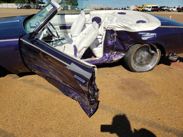 3M57R7R204798 - 1977 OLDSMOBILE CUTLASS S PURPLE photo 9