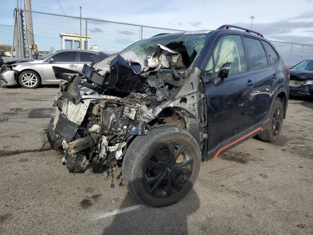 JF2SKAMC0LH433418 - 2020 SUBARU FORESTER S BLUE photo 2