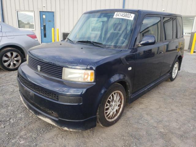 JTLKT324X64030789 - 2006 TOYOTA SCION XB Blau Foto 2