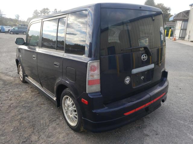 JTLKT324X64030789 - 2006 TOYOTA SCION XB Blau Foto 3