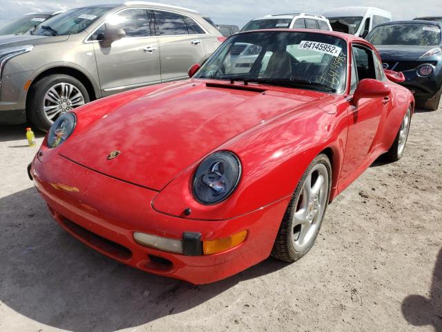 WP0AC2996VS375444 - 1997 PORSCHE 911 TURBO RED photo 2