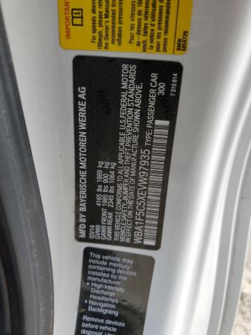 WBA1F5C5XEVW97935 - 2014 BMW 228 I Beyaz fotoğraf 10