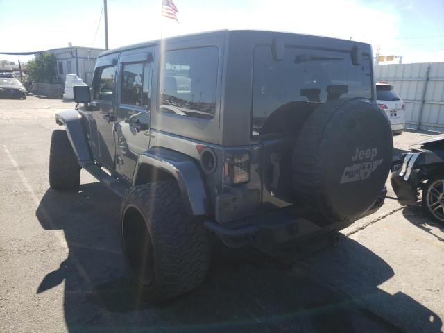 1J4GA59197L215156 - 2007 JEEP WRANGLER S GRAY photo 3