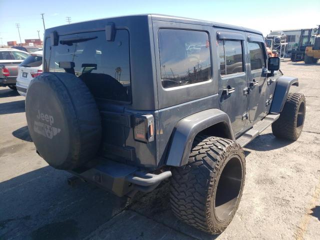 1J4GA59197L215156 - 2007 JEEP WRANGLER S GRAY photo 4
