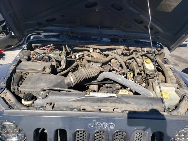 1J4GA59197L215156 - 2007 JEEP WRANGLER S GRAY photo 7