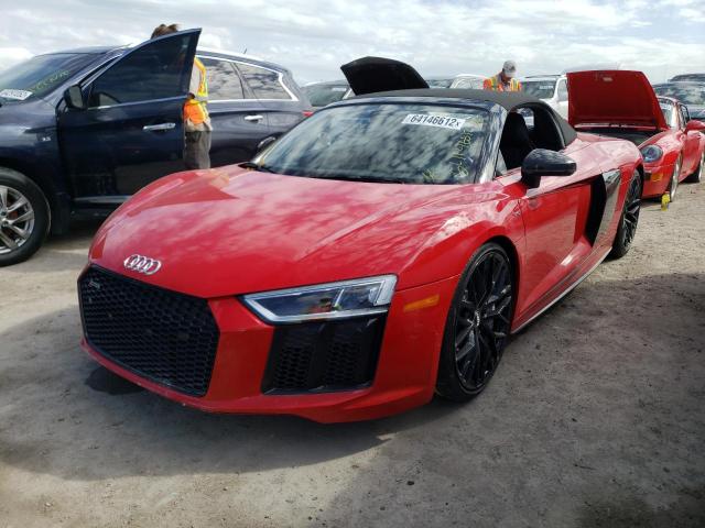 WUA4BCFX6J7901841 - 2018 AUDI R8 SPYDER RED photo 2