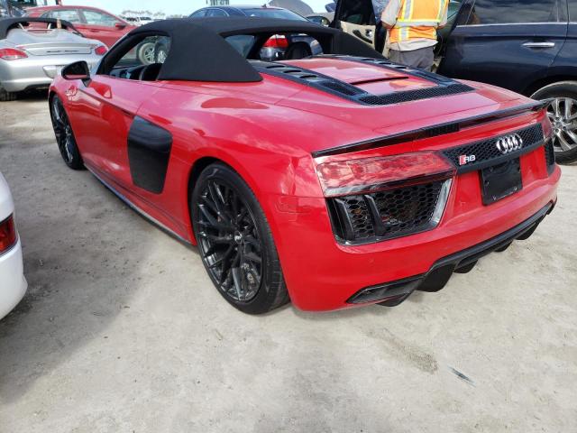 WUA4BCFX6J7901841 - 2018 AUDI R8 SPYDER RED photo 3