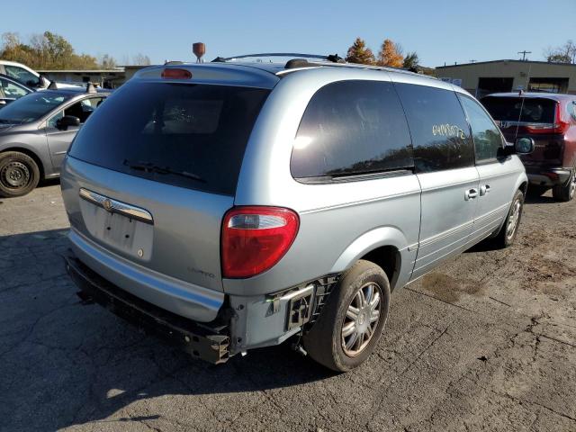 2A8GP64L96R681803 - 2006 CHRYSLER TOWN & COU BLUE photo 4