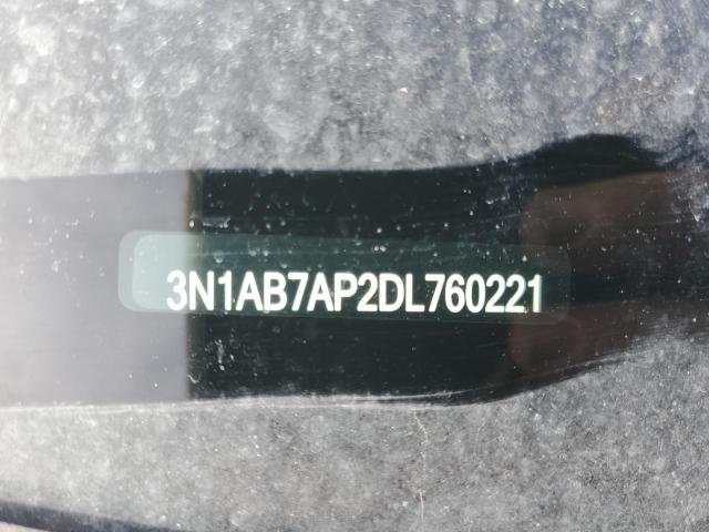 3N1AB7AP2DL760221 - 2013 NISSAN UK SILVER photo 10