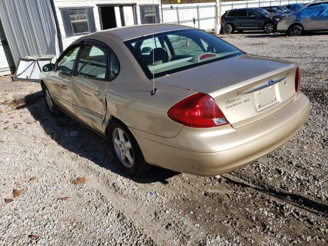 1FAFP55261A259929 - 2001 FORD TAURUS GOLD photo 3